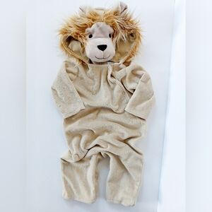 Lion‎ Costume size 6-12m Pottery Barn Kids Halloween Simba Cowardly Lion King